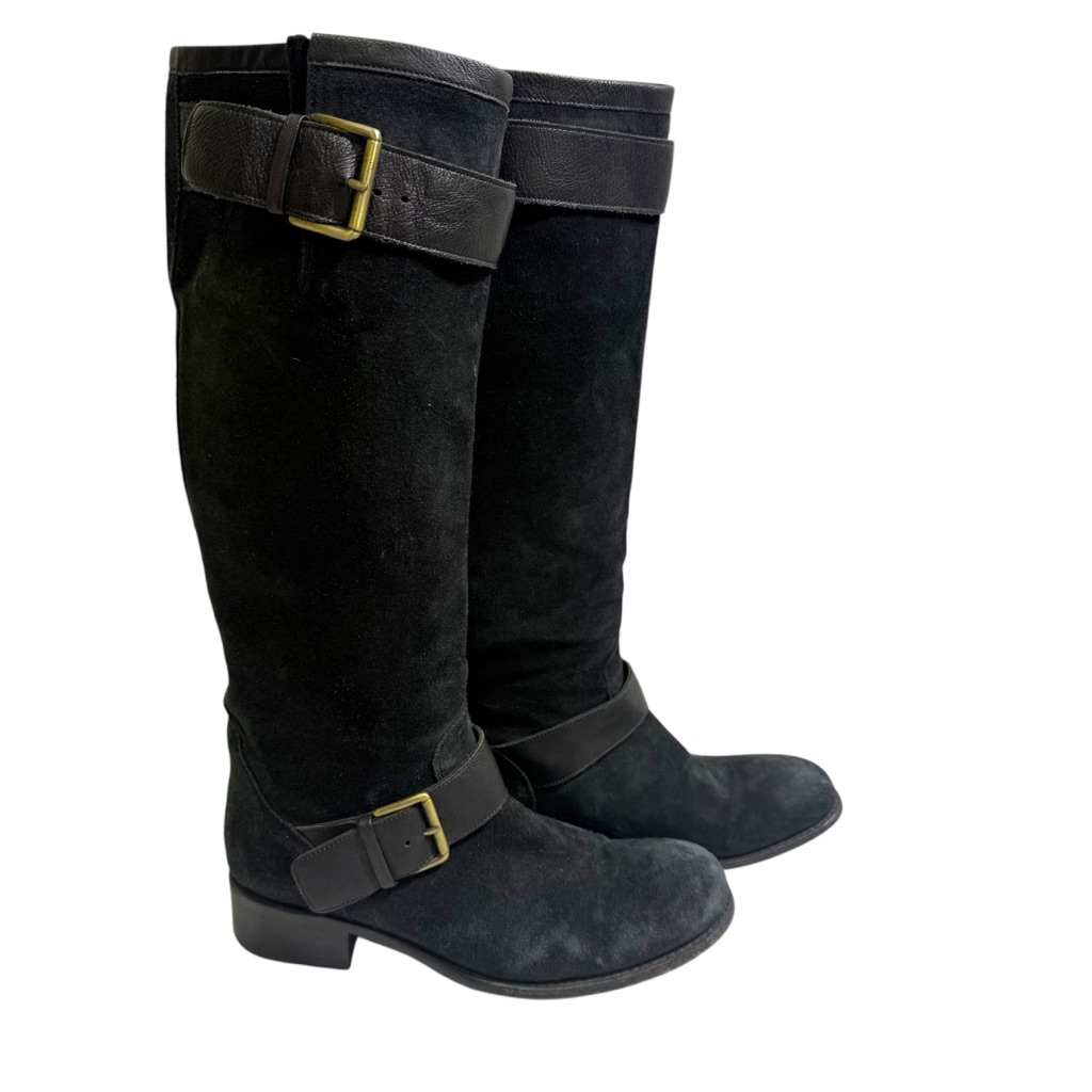 Free Lance Suede & Leather Riding Boots Eu 41 / Us 10.5